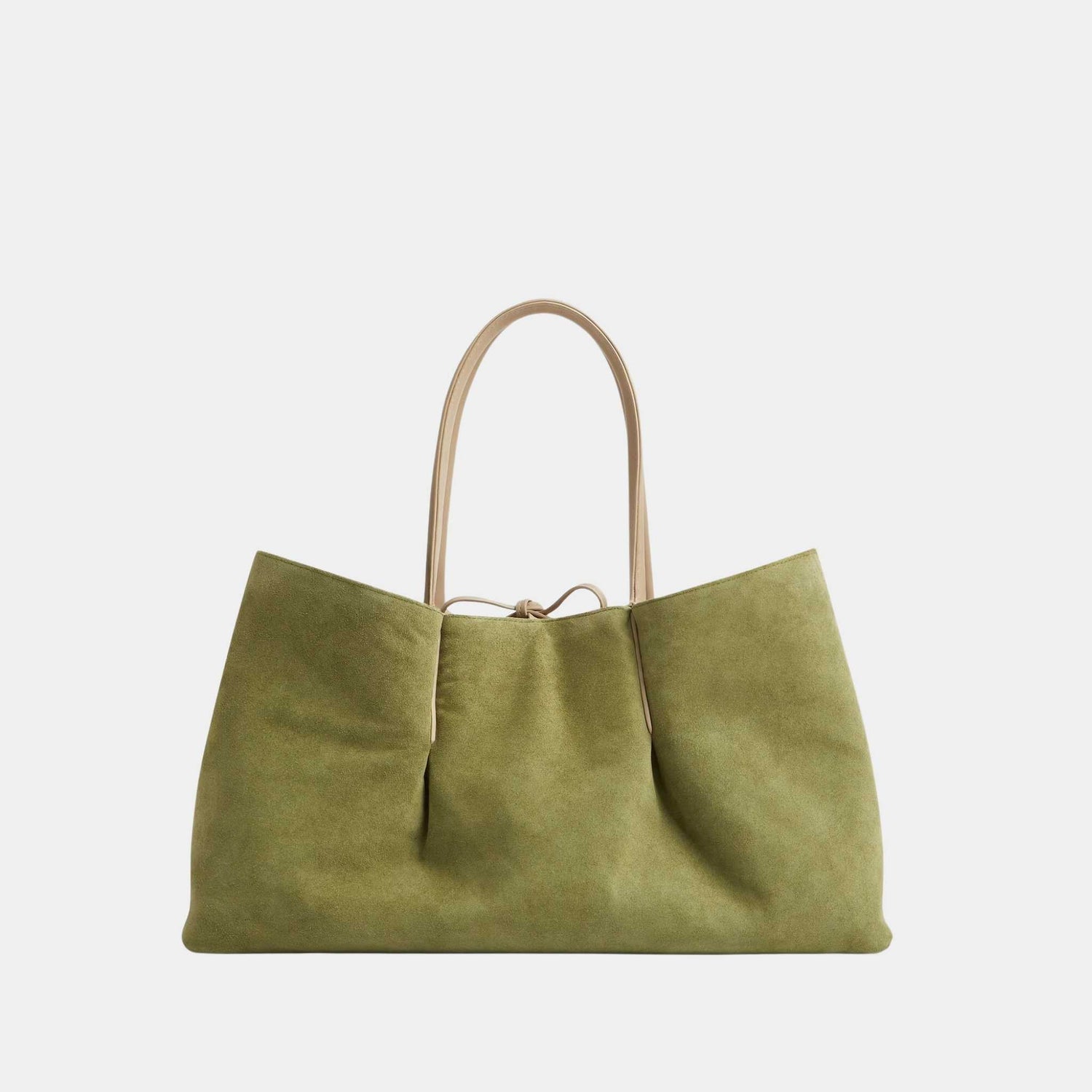 Bottega Veneta Pinacoteca Tote Bag, Ecru, Matcha, Reversed