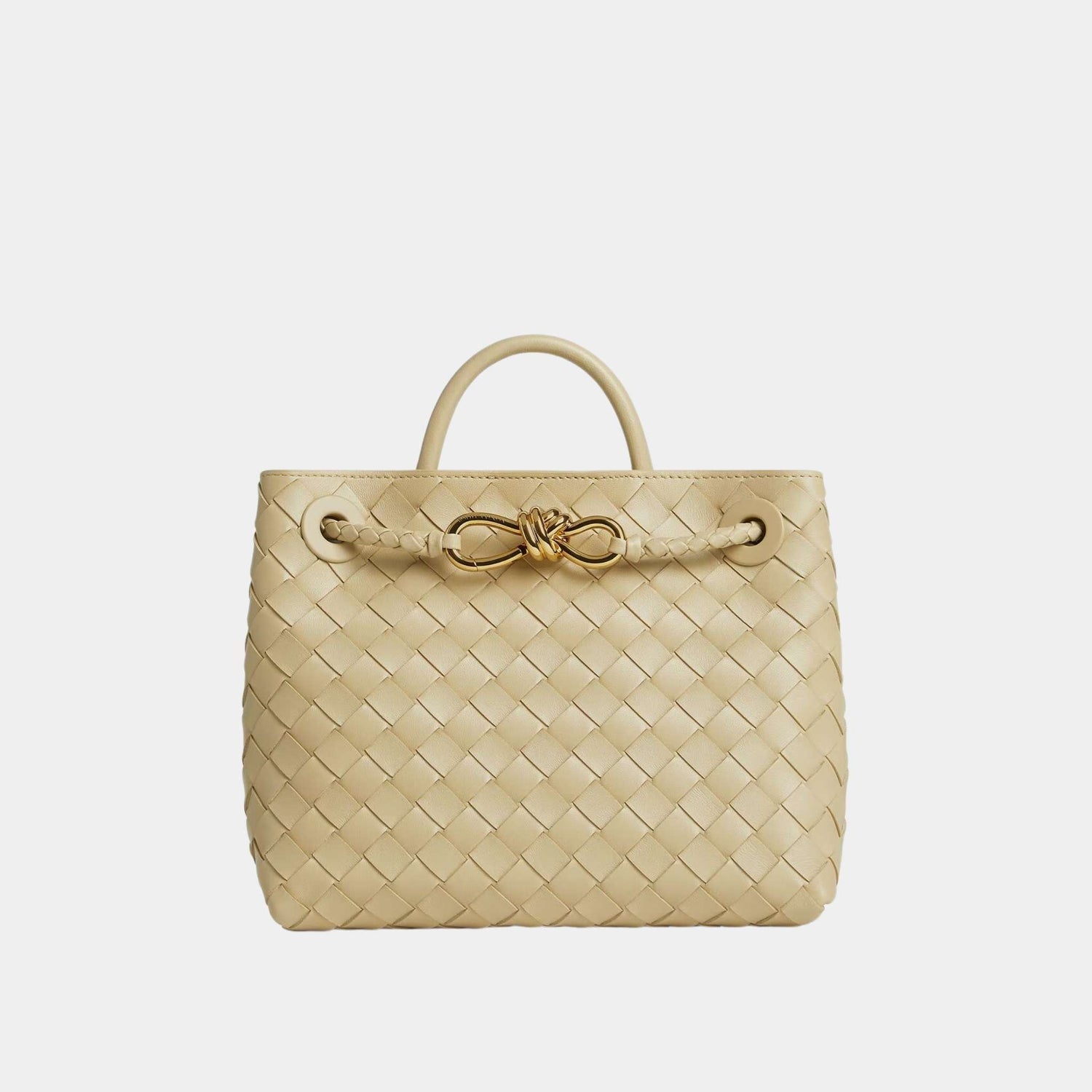 Bottega Veneta Small Andiamo, Light Butterscotch, Front