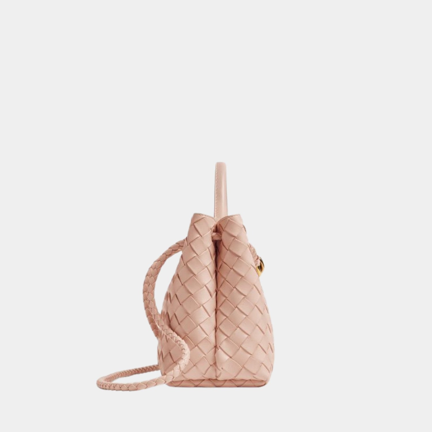 Bottega Veneta Small Andiamo, Lotus, Side