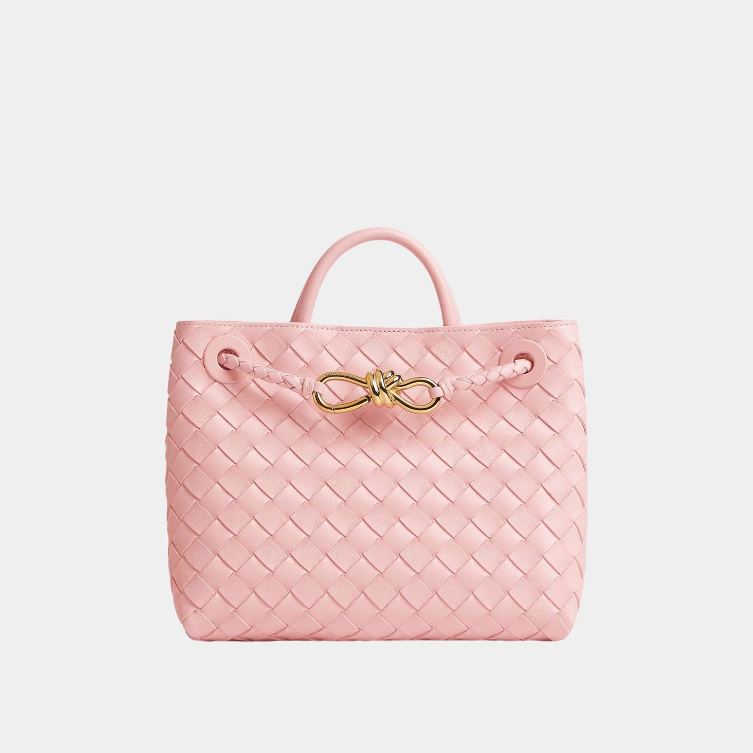 Bottega Veneta Small Andiamo, Rose, Front