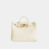 Bottega Veneta Small Andiamo, Sea Salt, Front