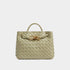 Bottega Veneta Small Andiamo, Travertine, Front