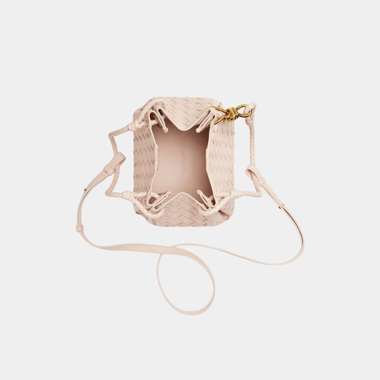 Bottega Veneta Small Parachute Shoulder Bag, Cameo, Top