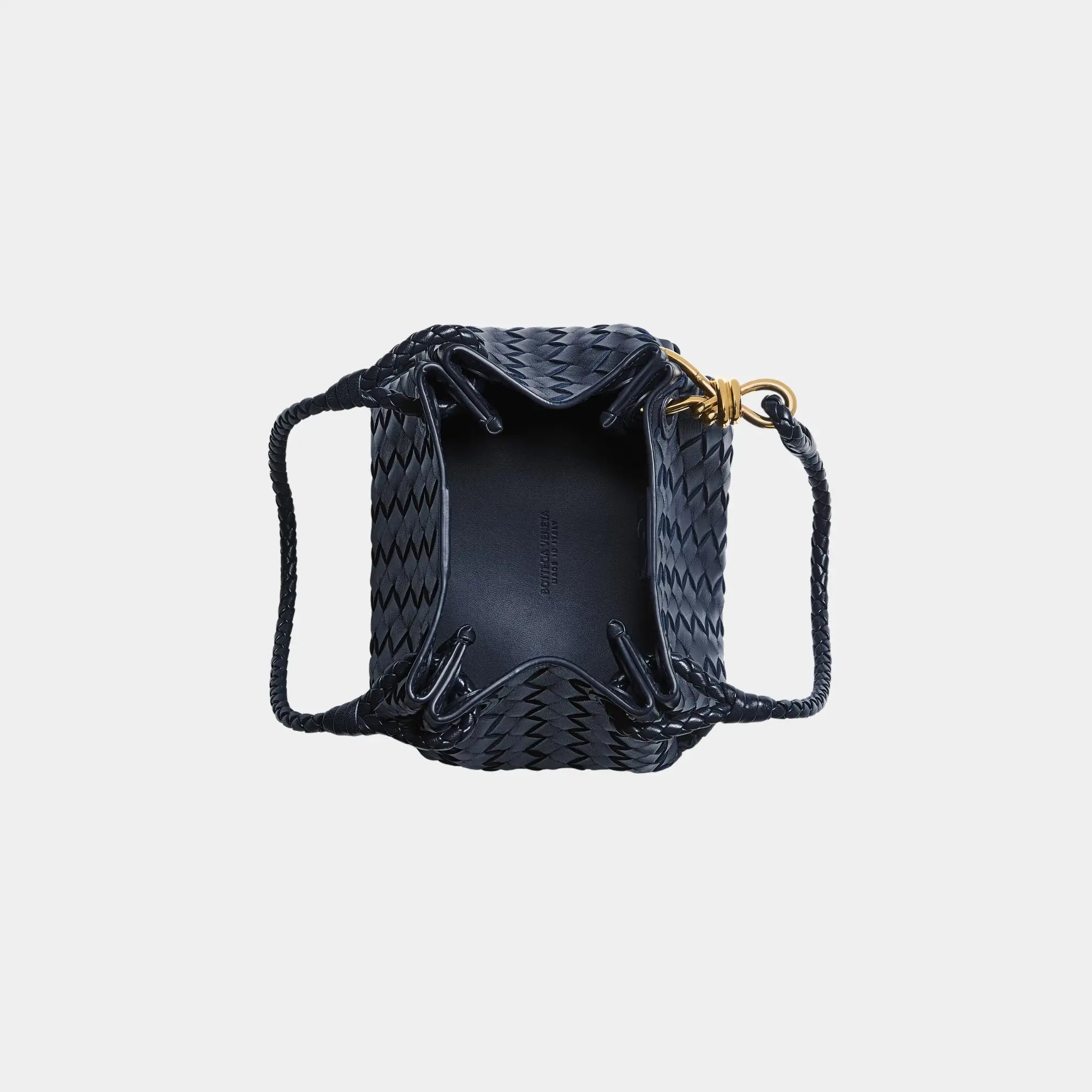 Bottega Veneta Small Parachute Shoulder Bag, Midnight, Top