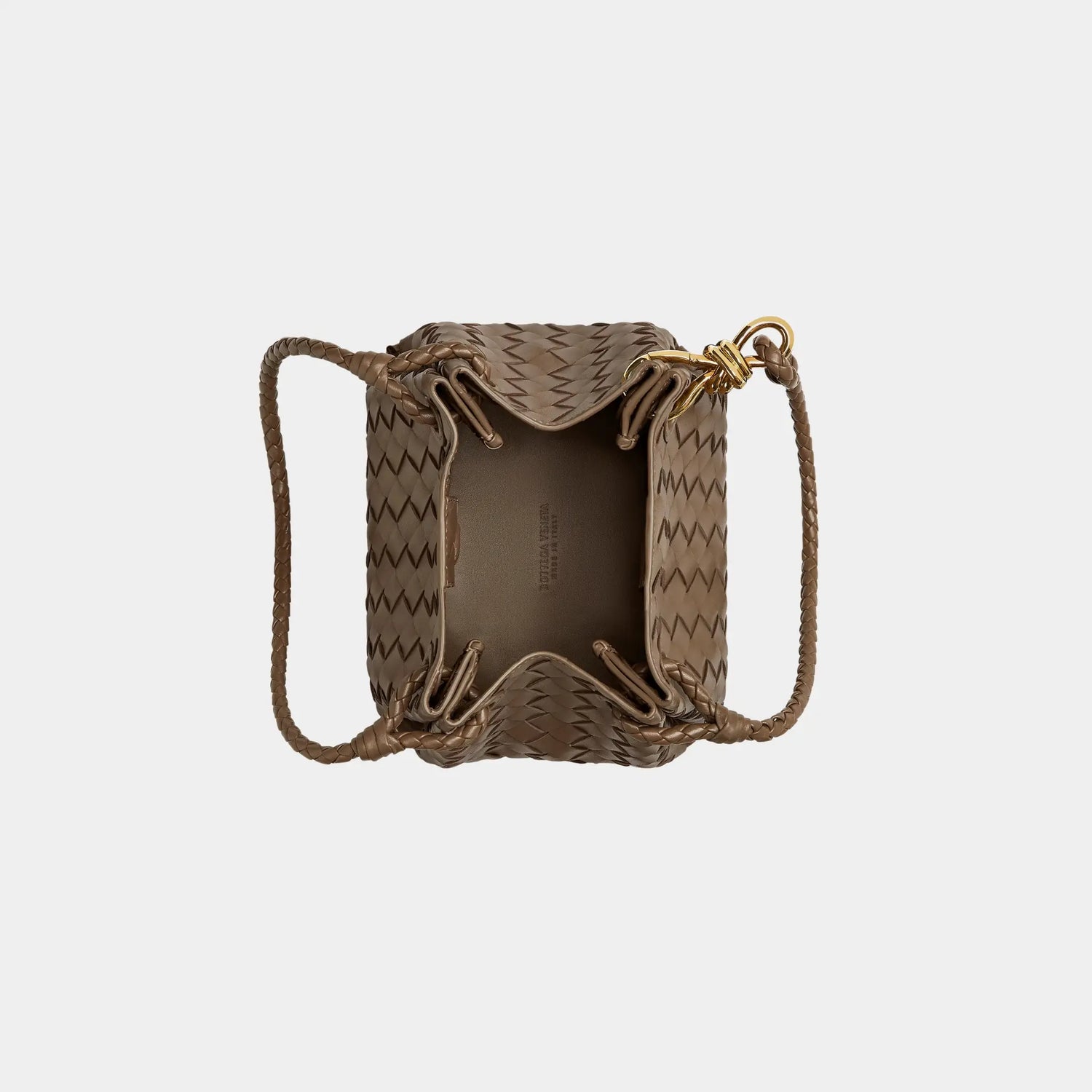 Bottega Veneta Small Parachute Shoulder Bag, Pinecone, Top