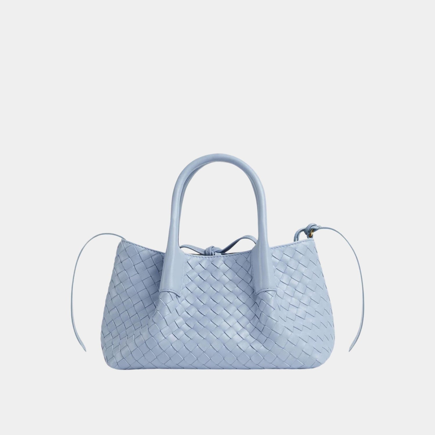 Bottega Veneta Small Pinacoteca Tote Bag, Lunar, Fondant, Front