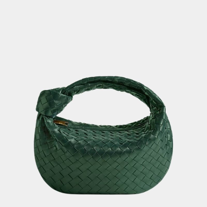 Bottega Veneta Teen Jodie Handbag, RaintreeGreen, FrontView