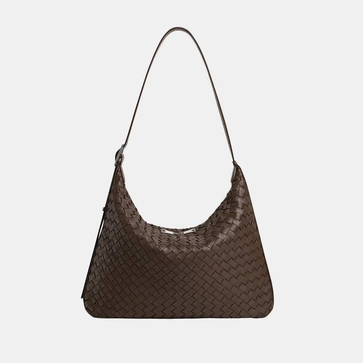 Traveler Hobo bag In Intrecciato Deer Skin
