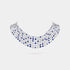 Brume De Saphir Necklace White Gold Diamond Sapphire, Front