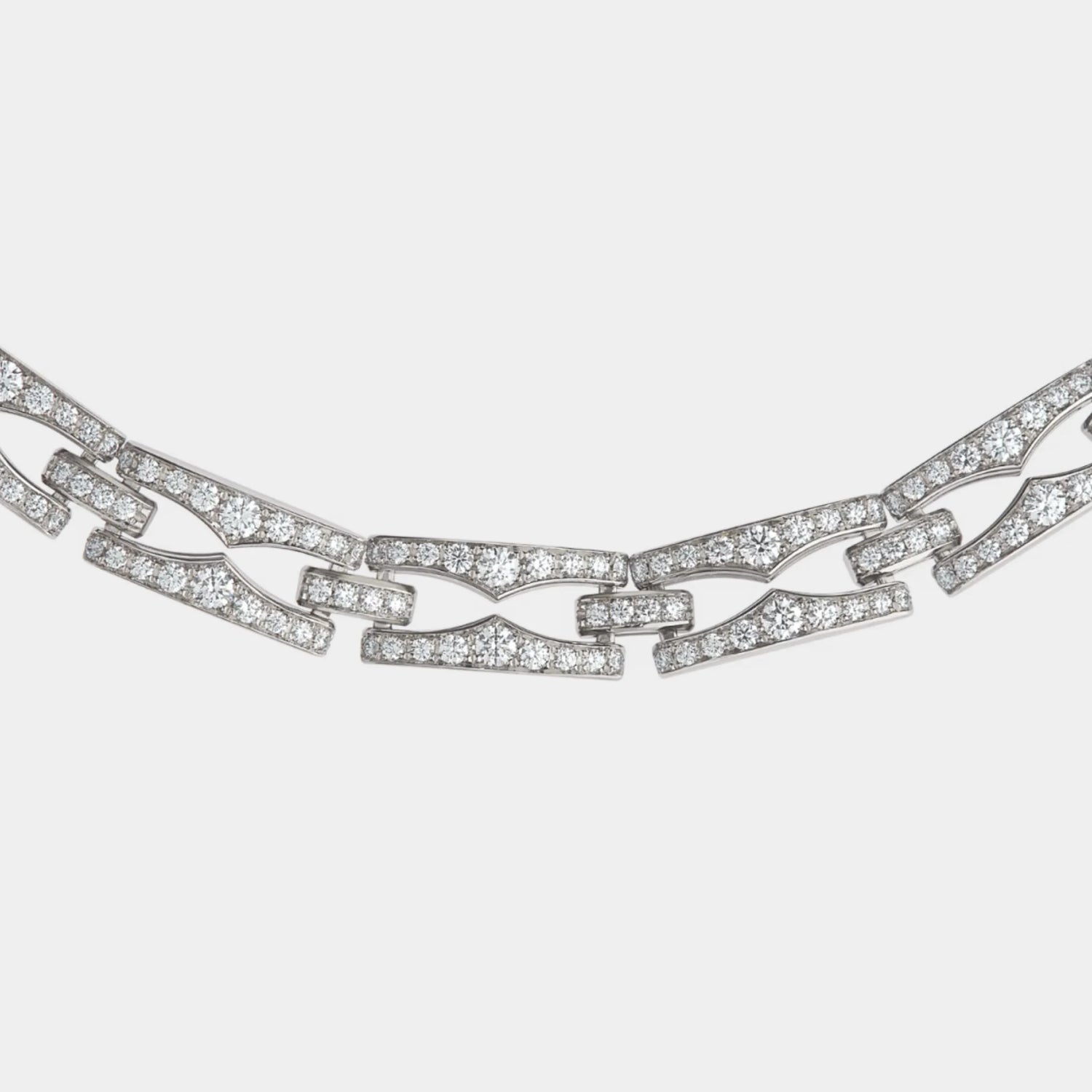 Bvlgari B.zero1 Rock Chain necklace/ round pendant - pavé diamonds