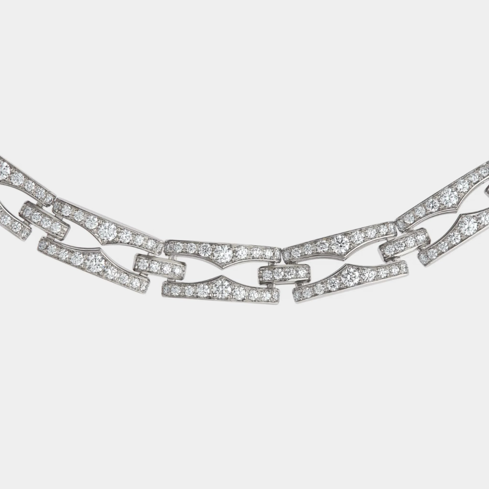 Bvlgari B.zero1 Rock Chain necklace/ round pendant - pavé diamonds