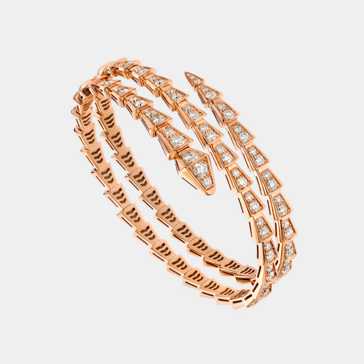 Serpenti Viper Diamond Bracelet 2 Loops