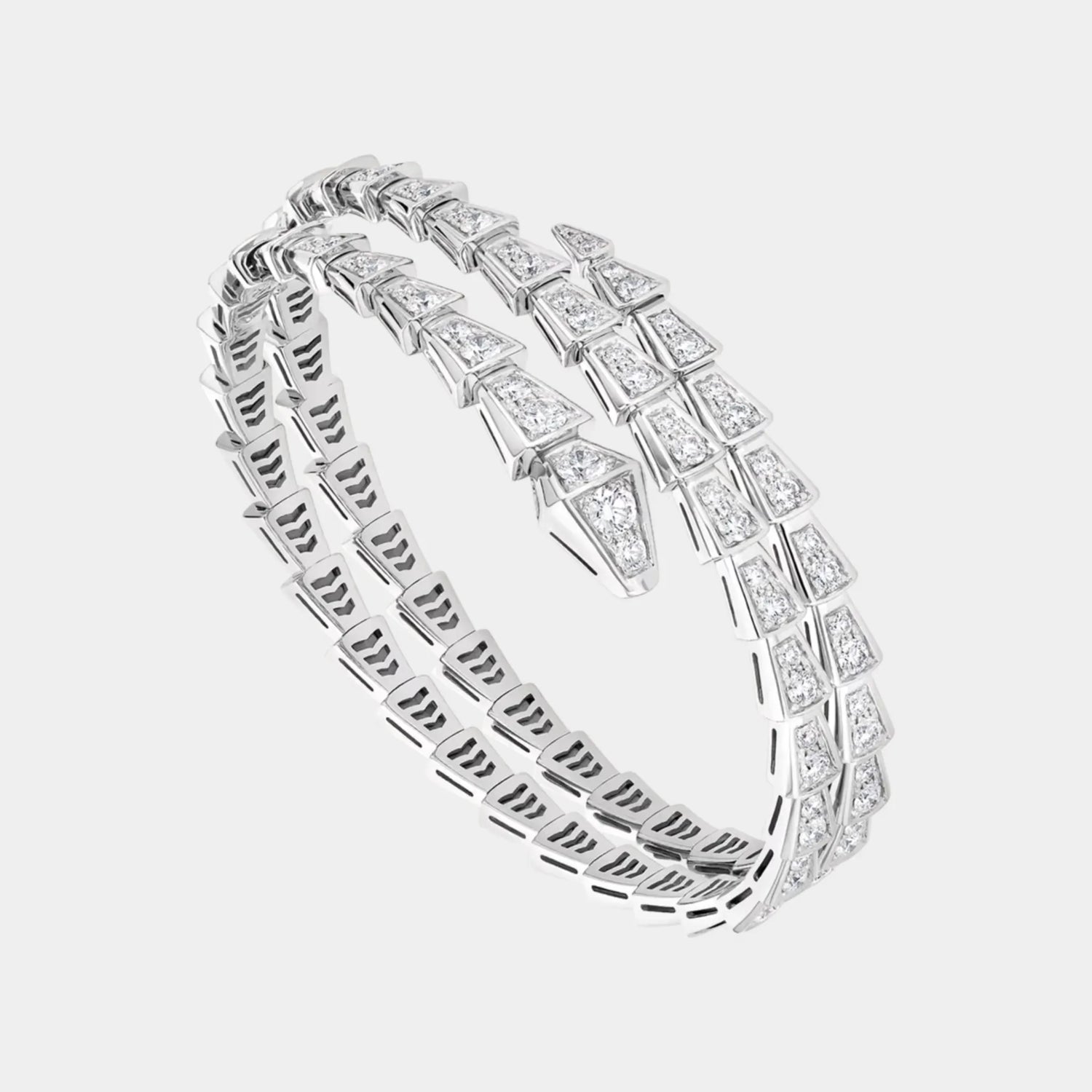 Serpenti Viper Diamond Bracelet 2 Loops