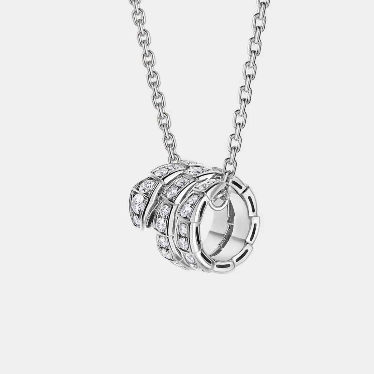 Serpenti Viper Diamond Pendant Necklace
