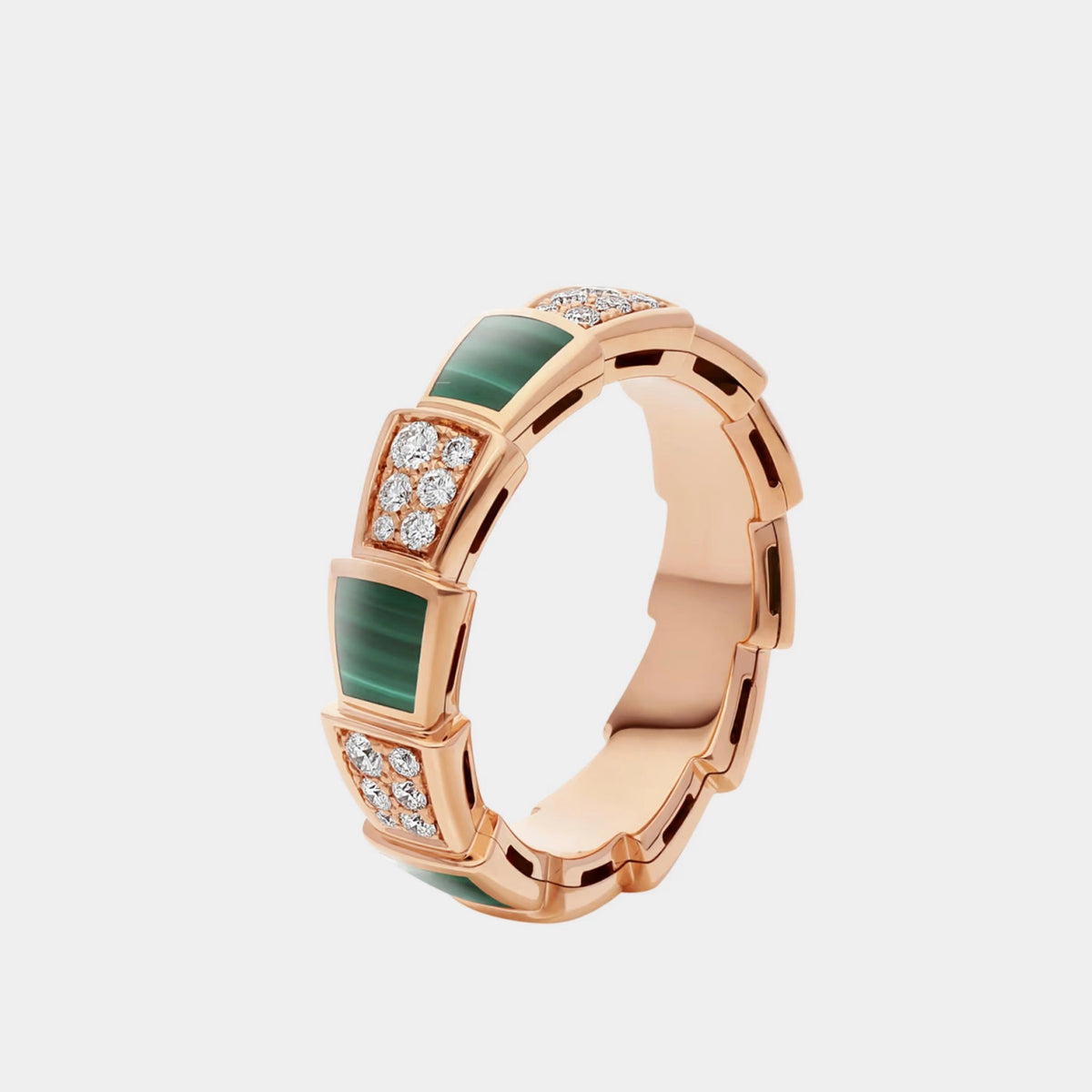 Serpenti Viper diamond Ring With Gemstone