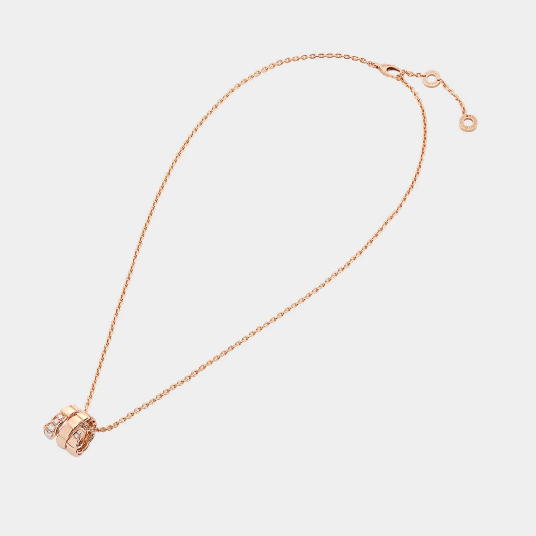 Serpenti Viper Necklace Rose Gold, Far
