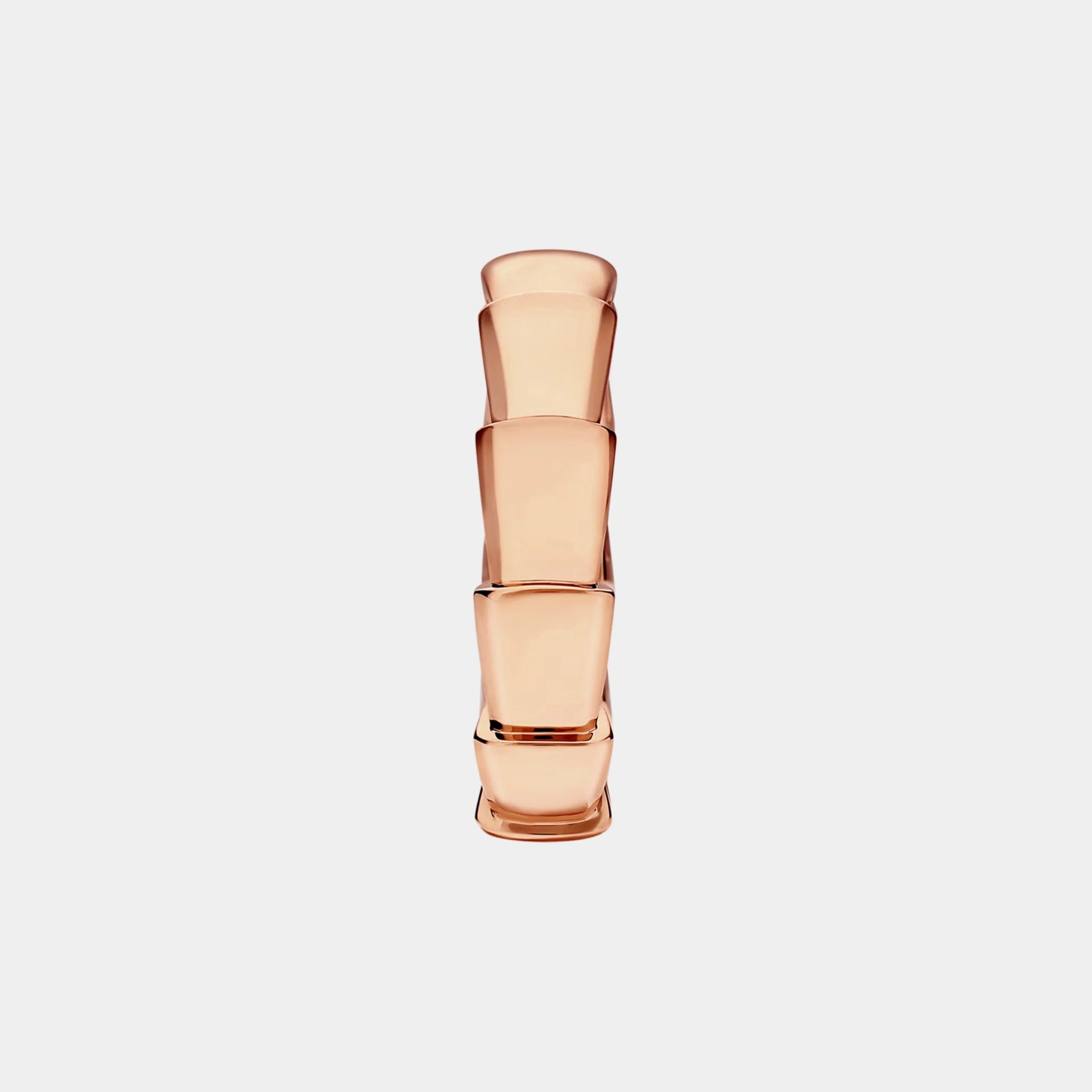 Bvlgari Serpenti Viper Thick Wedding Band, Rose Gold, Front