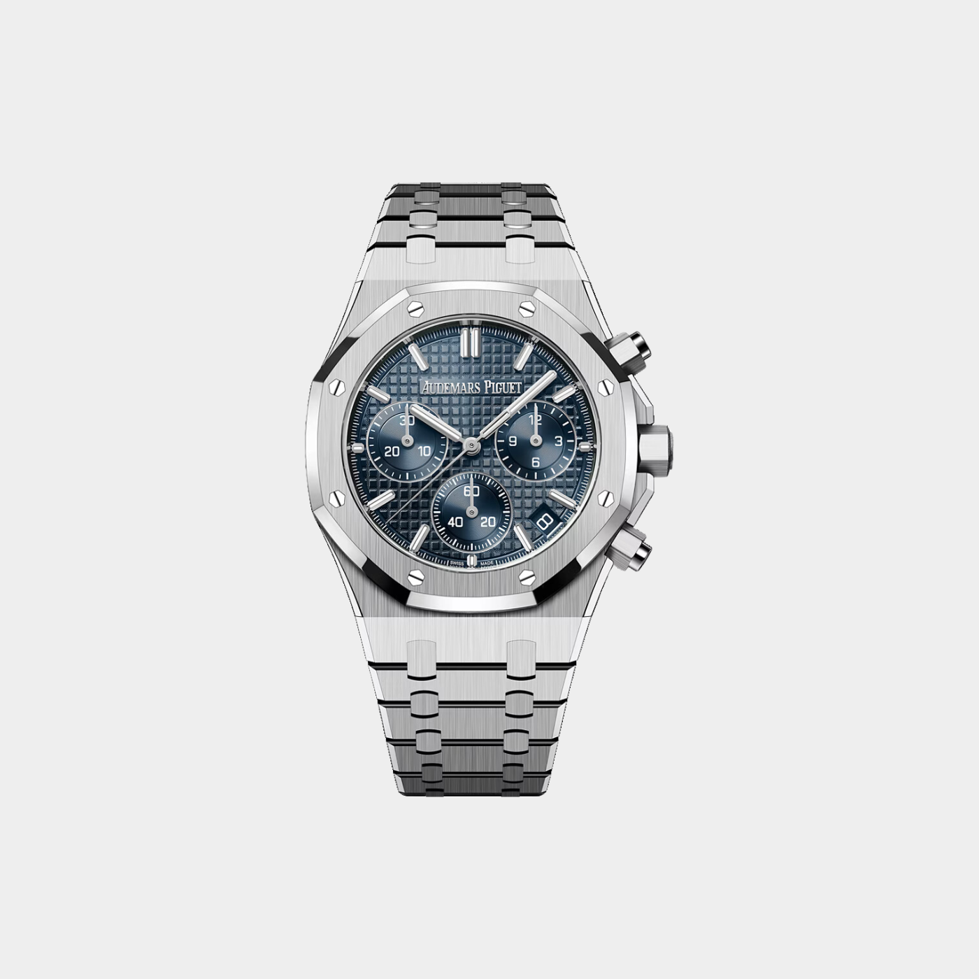 Audemars Piguet Royal Oak Selfwinding Chronograph Blue New 2022 41Mm 50Th Anniversary 26240St.Oo.1320St.01