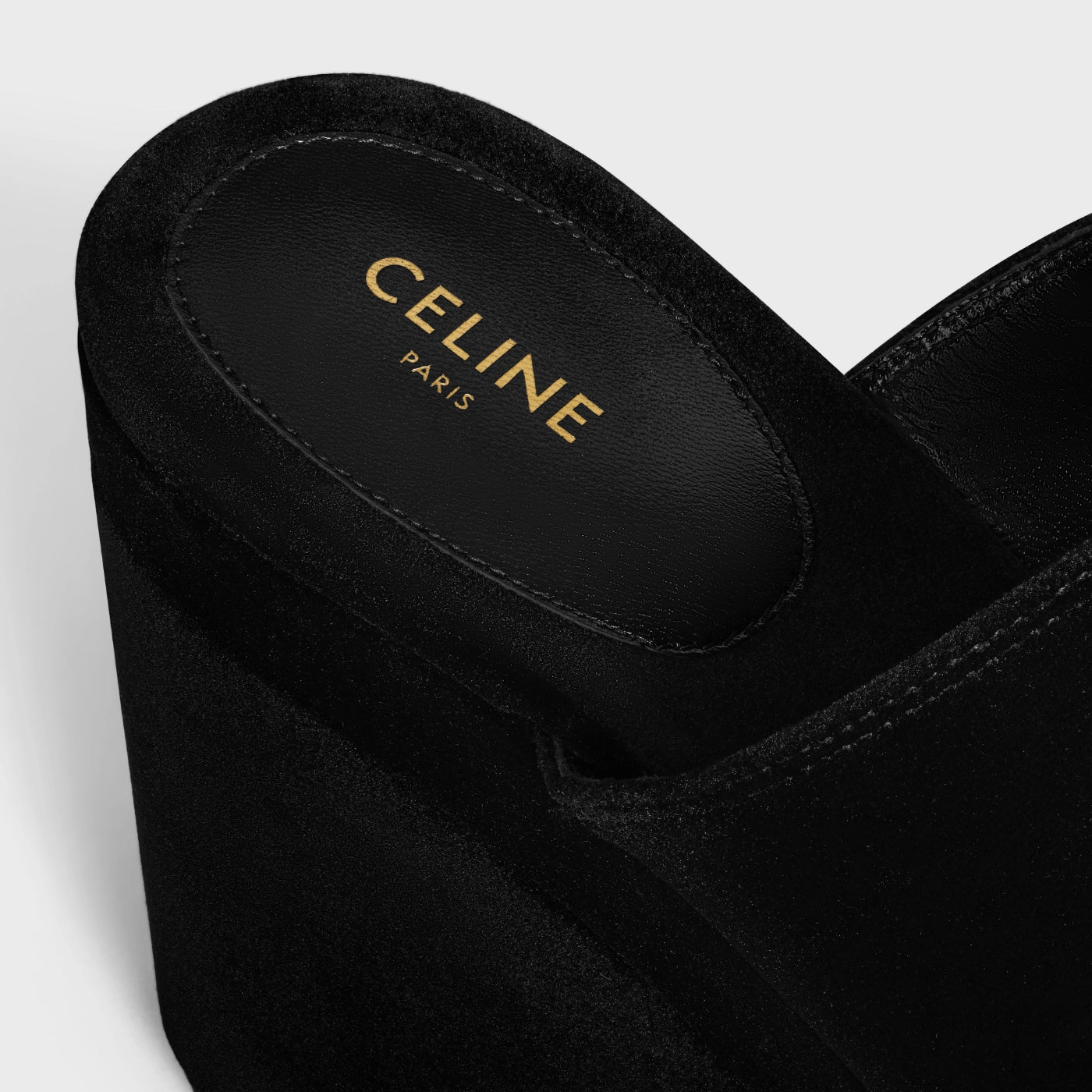 Celine Elena Mule In Velvet