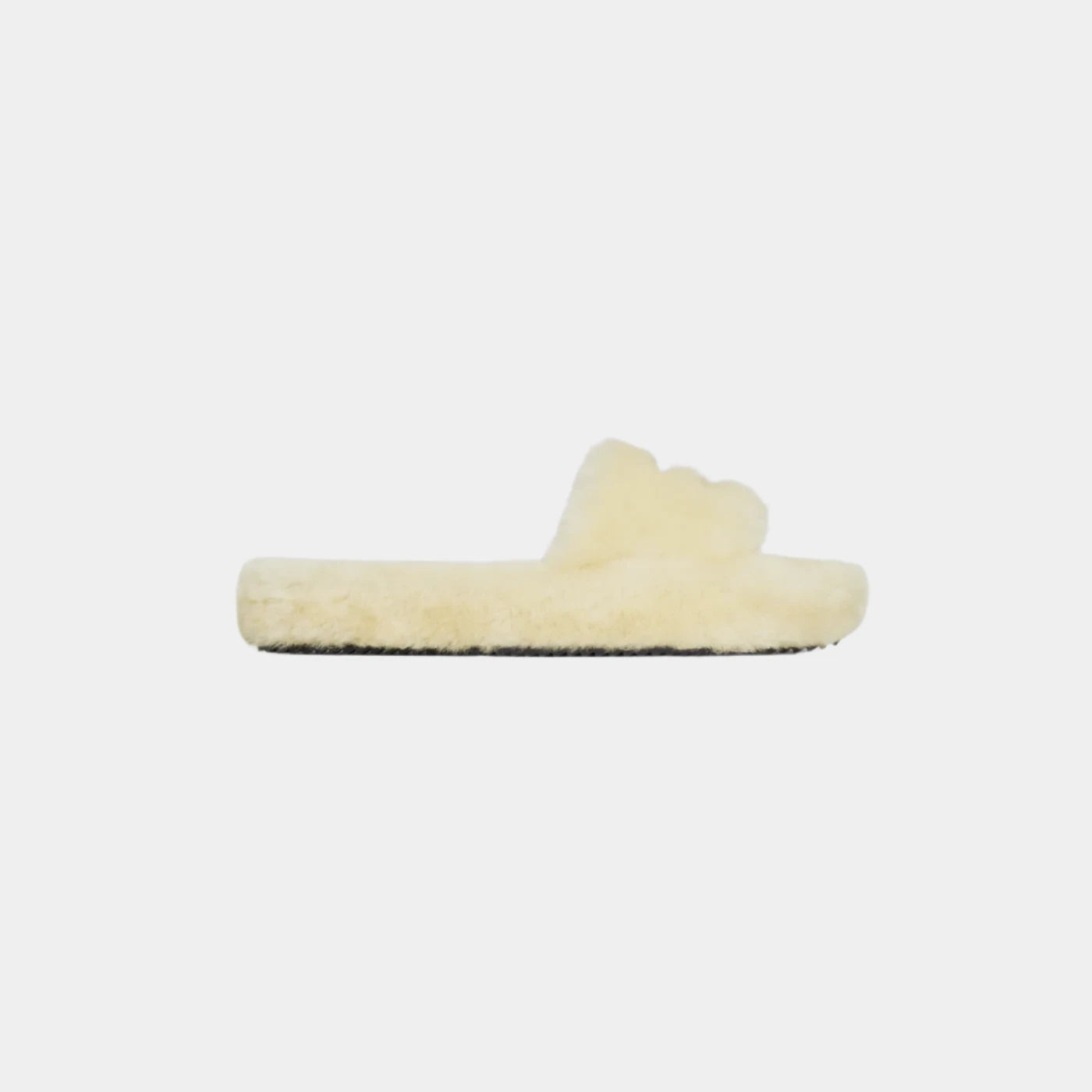 Celine Fur Slides In Shearling