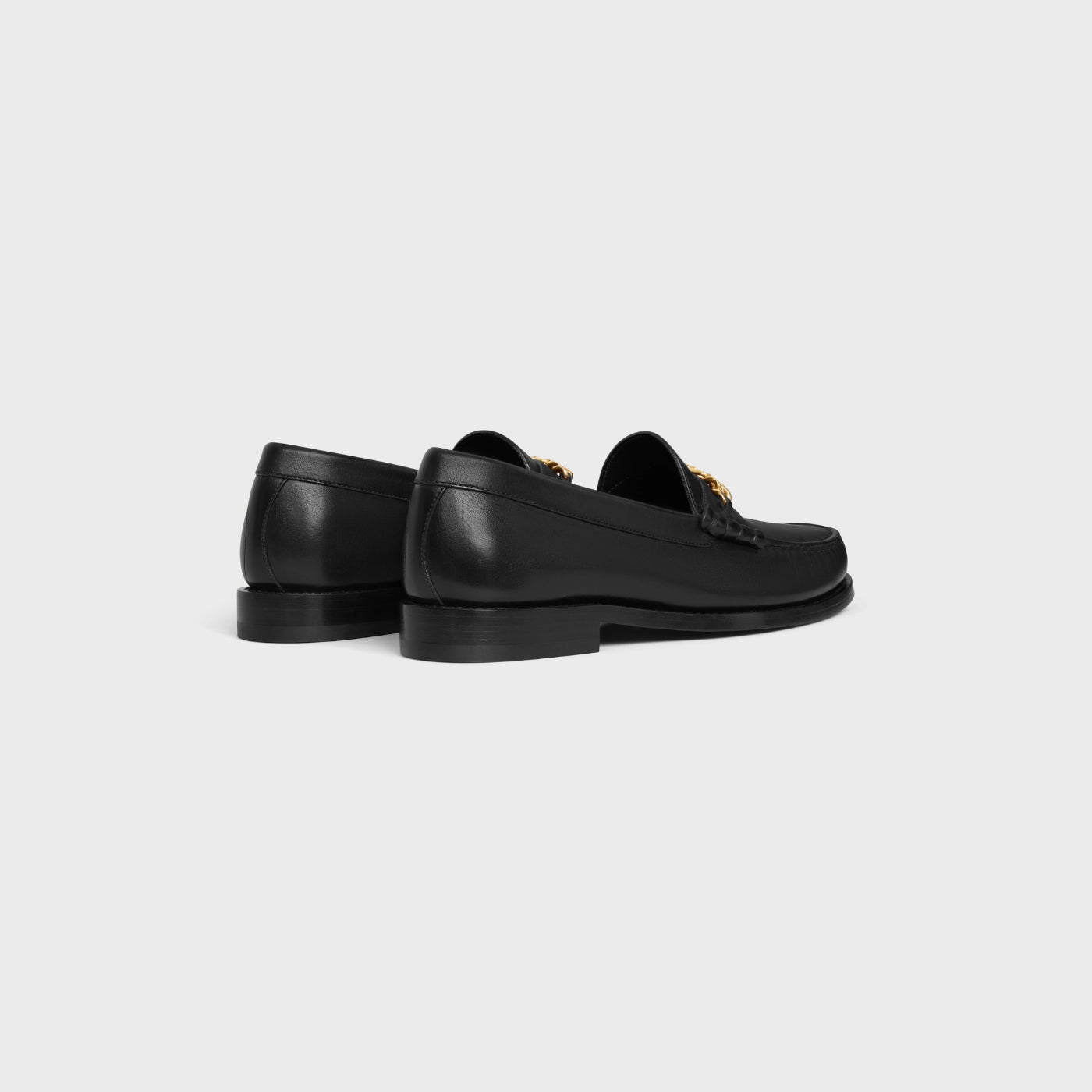 Celine Luco Triomphe Chain Loafer In Calfskin