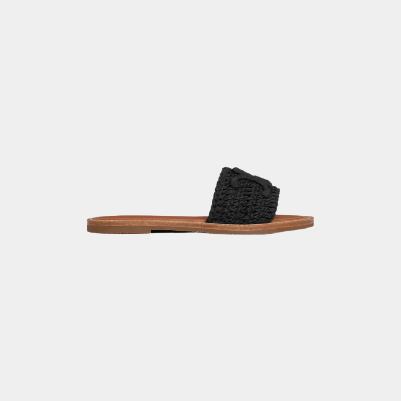 Celine Lympia Mule In Triomphe Knitted Cotton