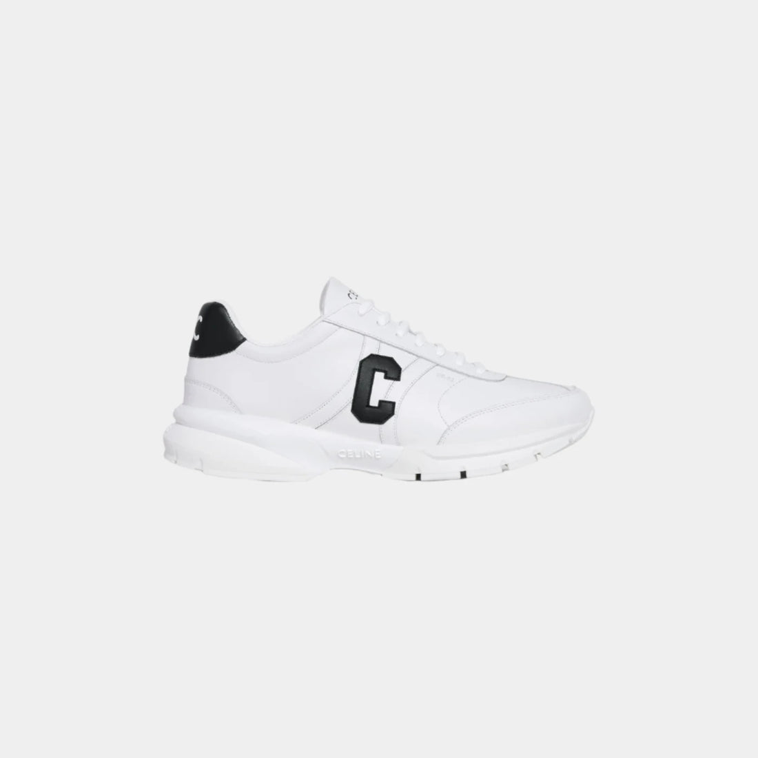 Celine Runner Cr-02 Low Lace-Up Sneaker In Calfskin