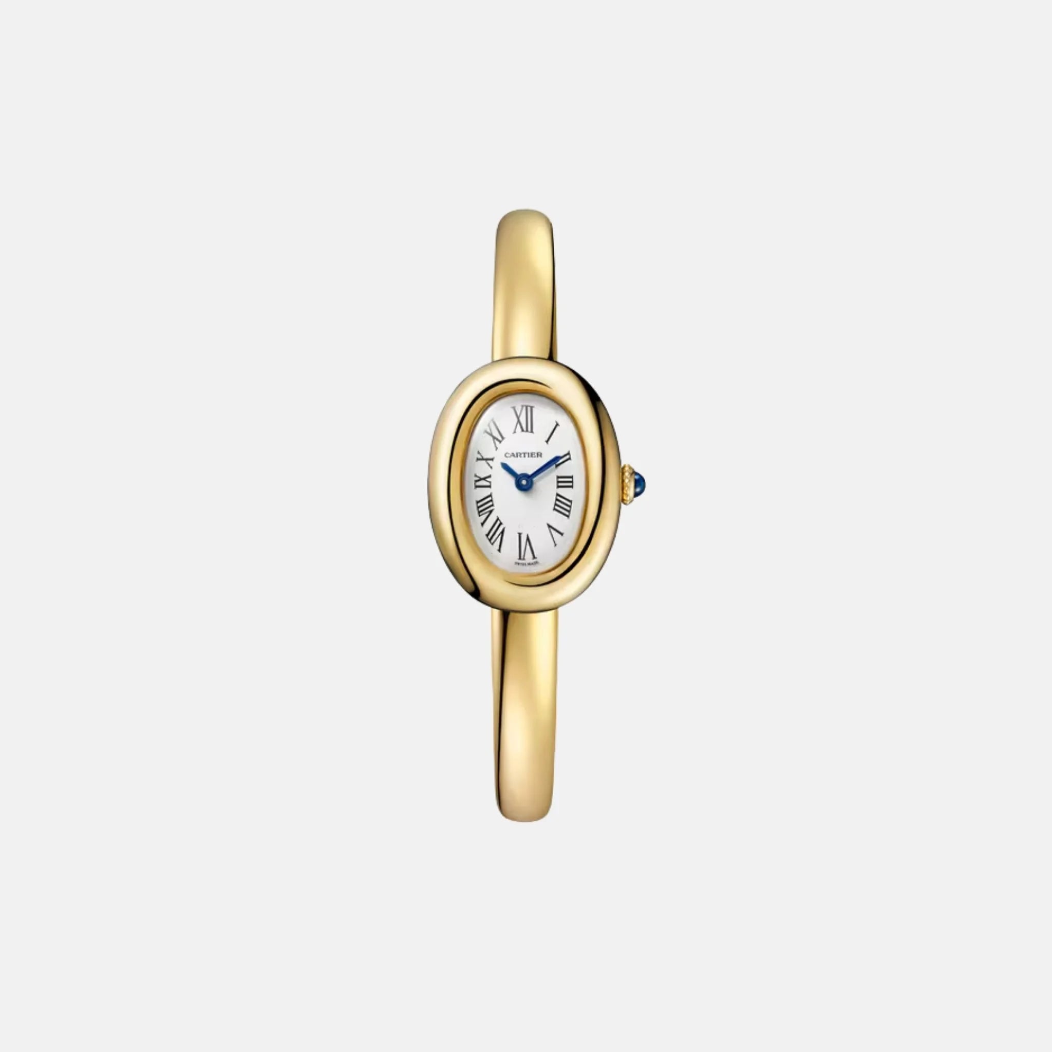 Cartier Baignoire Mini 18K Yellow Gold Size 17 WGBA0050, Front