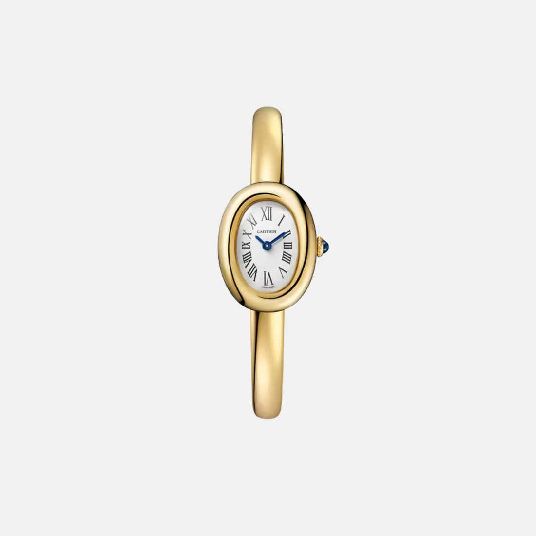 Cartier Baignoire Mini 18K Yellow Gold Size 15 WGBA0044, Front