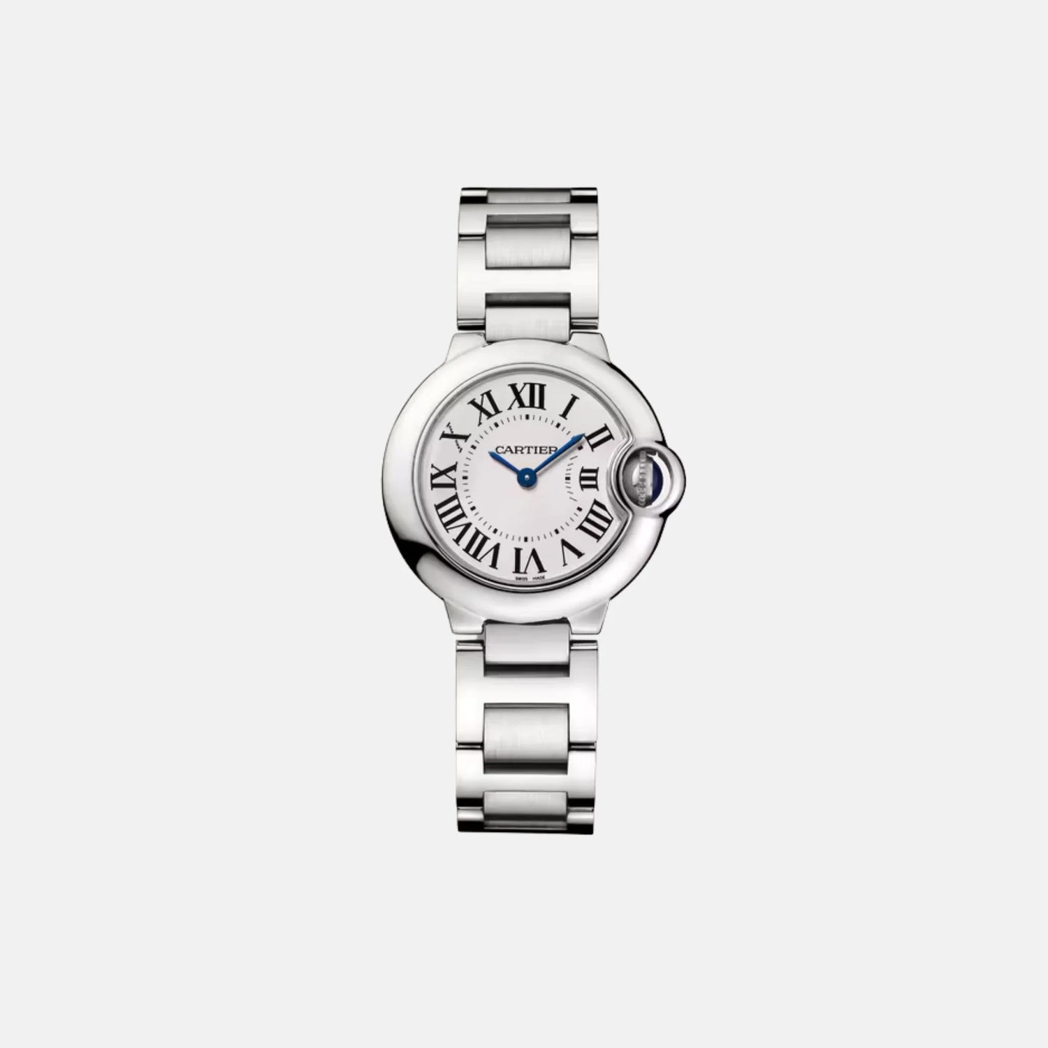 Cartier Ballon Bleu 28mm Steel Quartz W69010Z4, Front