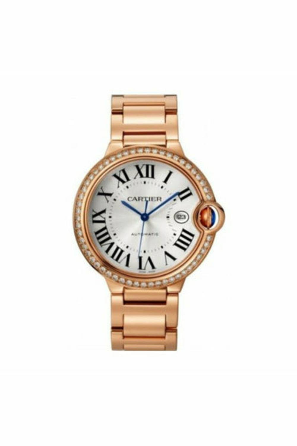 Ballon Bleu 42Mm Rose Gold &amp; Diamond