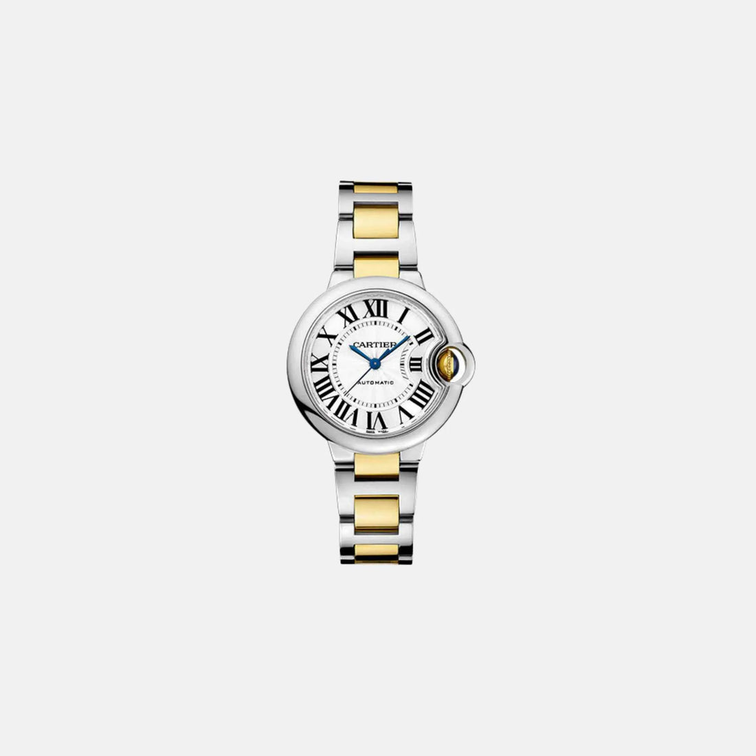 Cartier Ballon Bleu Stainless Steel &amp; Yellow Gold 33mm W2BB0002, Front
