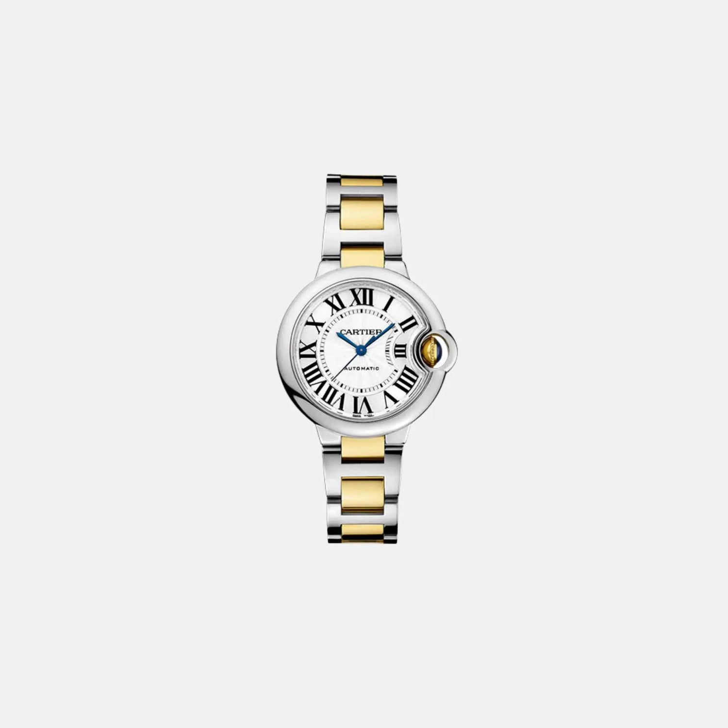Cartier Ballon Bleu Stainless Steel &amp; Yellow Gold 33mm W2BB0002, Front