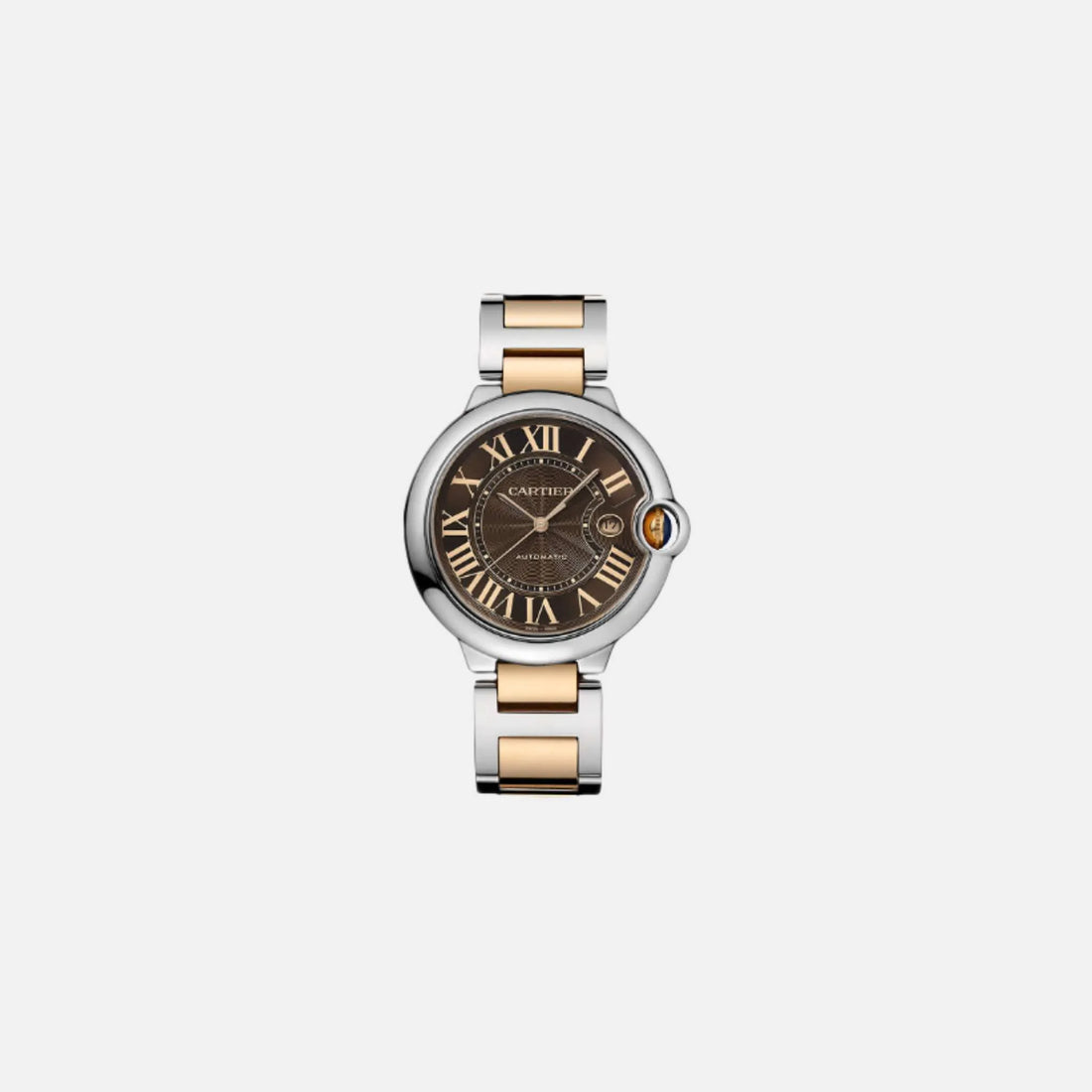 Cartier Ballon Bleu Steel &amp; Rose Gold 42mm W6920032, Front