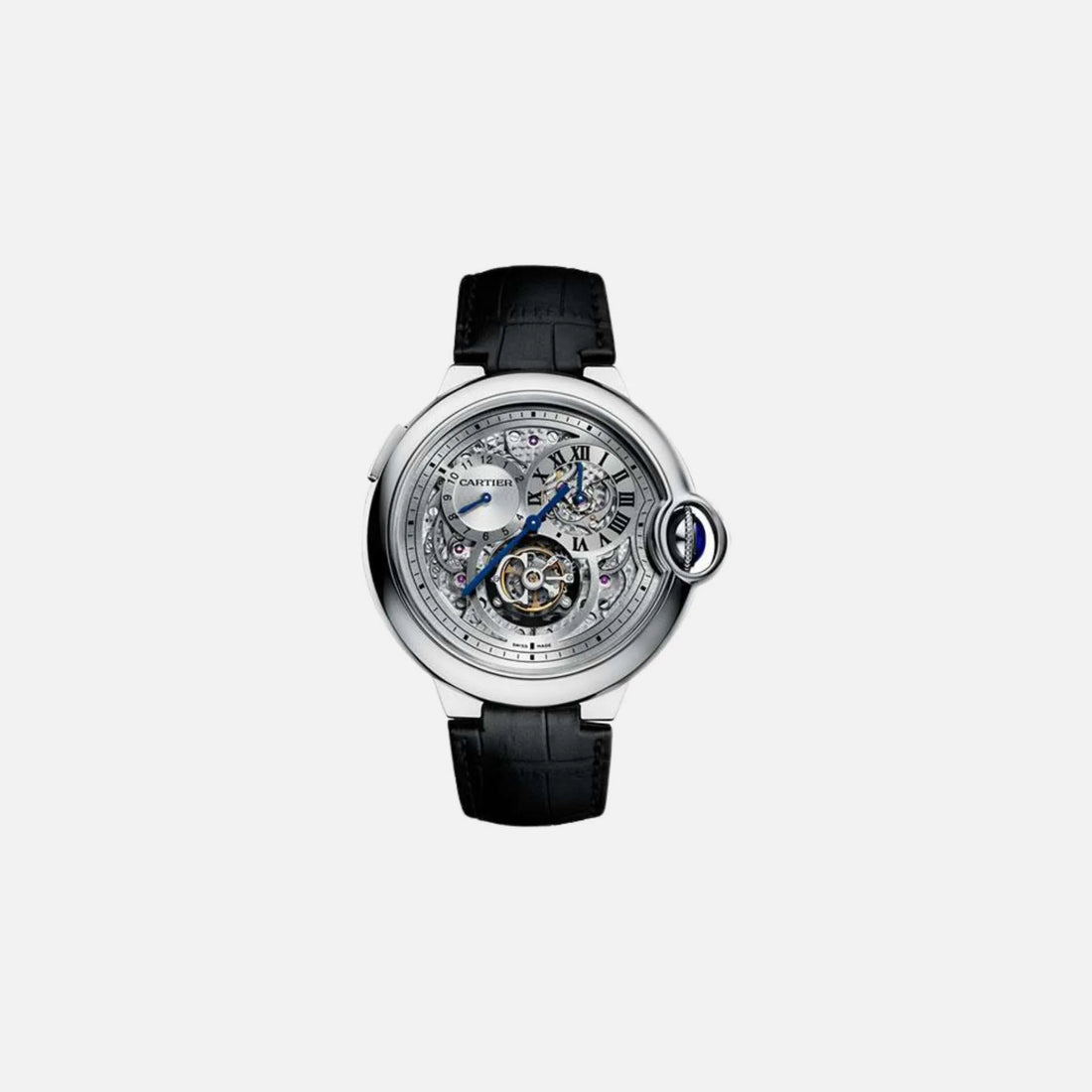 Cartier Ballon Bleu White Gold - Leather 46mm W6920081, Front