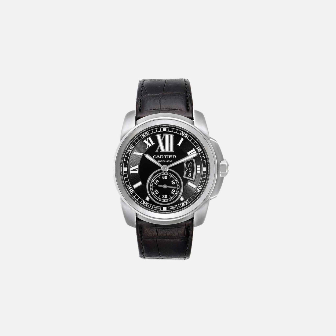 Cartier Calibre De Cartier 42Mm Stainless Steel Men Watch Ref. W7100014, Front