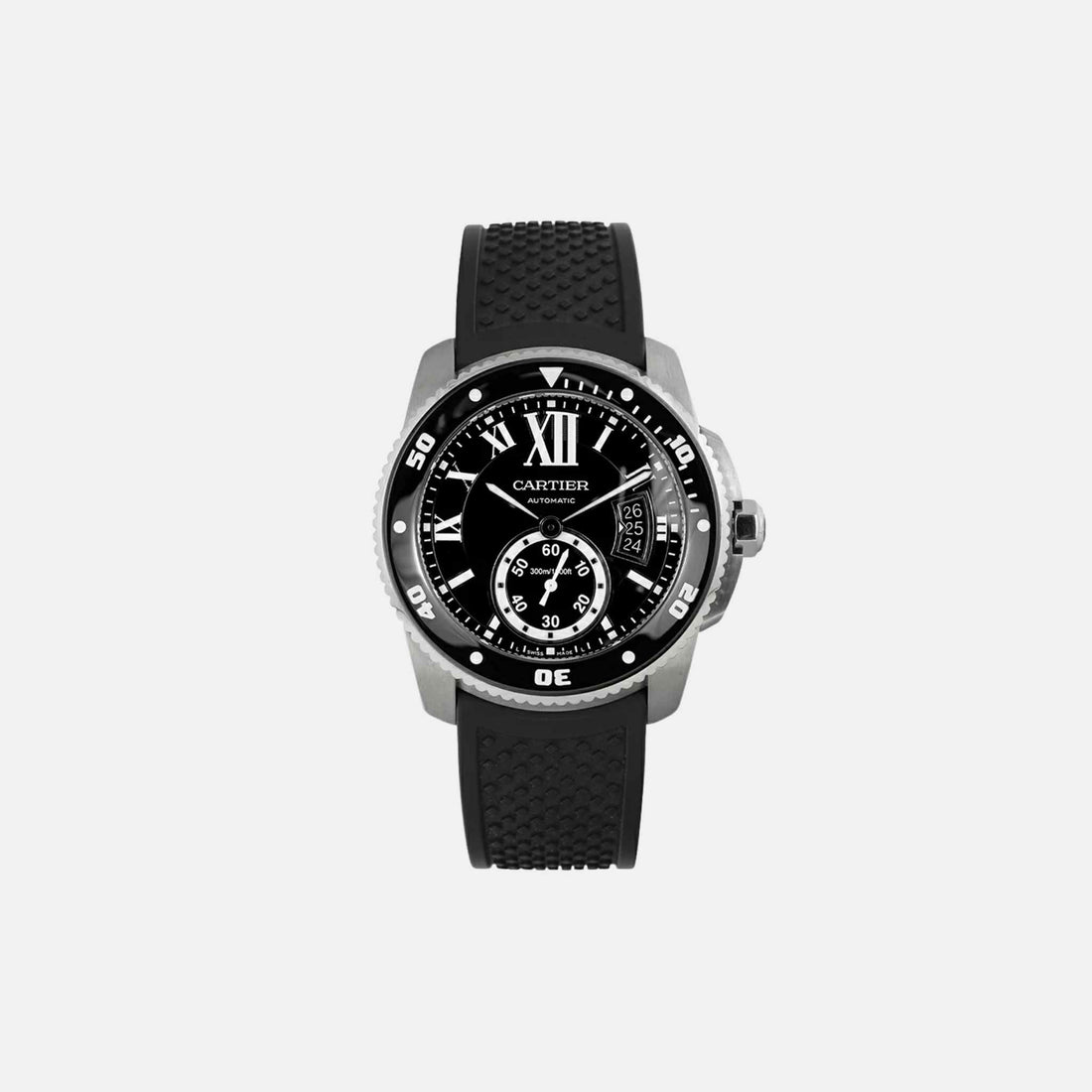Cartier Calibre de Cartier Diver Black 42mm ADLC Men Watch