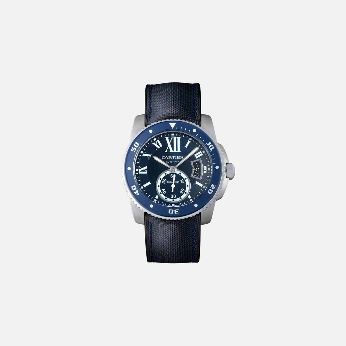 Cartier Calibre Diver Stainless Steel 42mm Men Watch WSCA0010, Front
