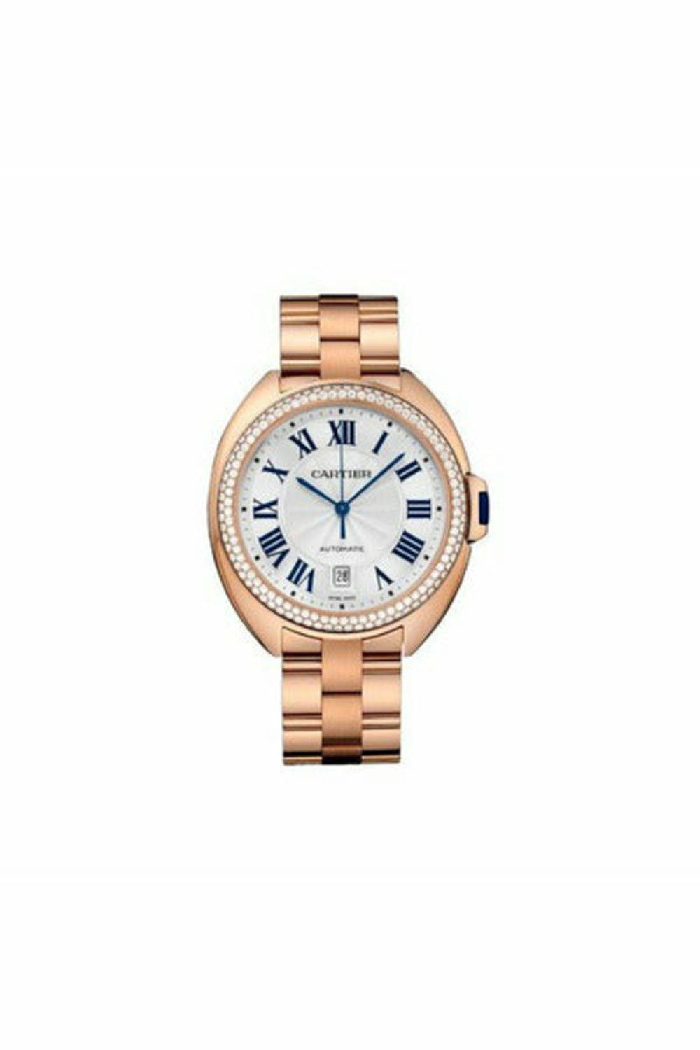 Cle De Cartier 40Mm 18Kt Rose Gold Ladies Watch