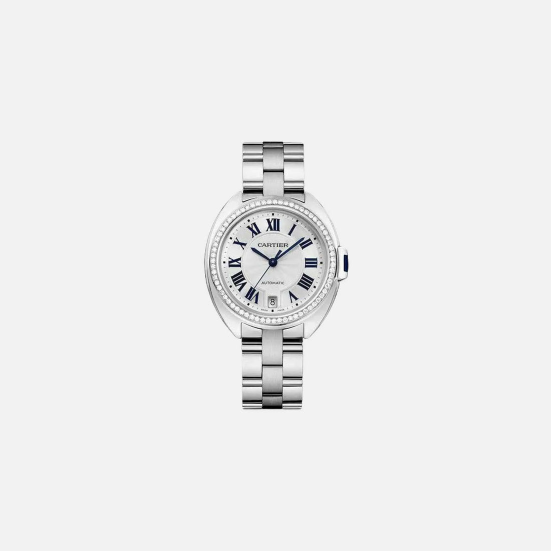 Cartier Cle De Cartier White Gold - Diamond 35mm WJCL0007, Front