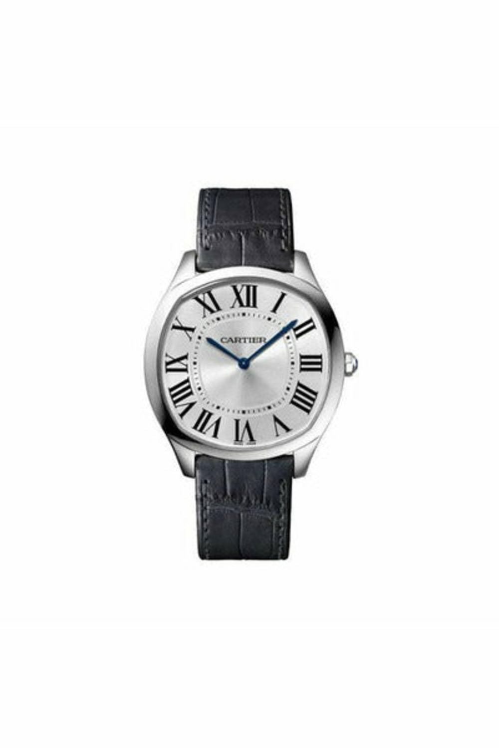 Drive De Cartier Extra Flat 18Kt White Gold 39Mm Men&