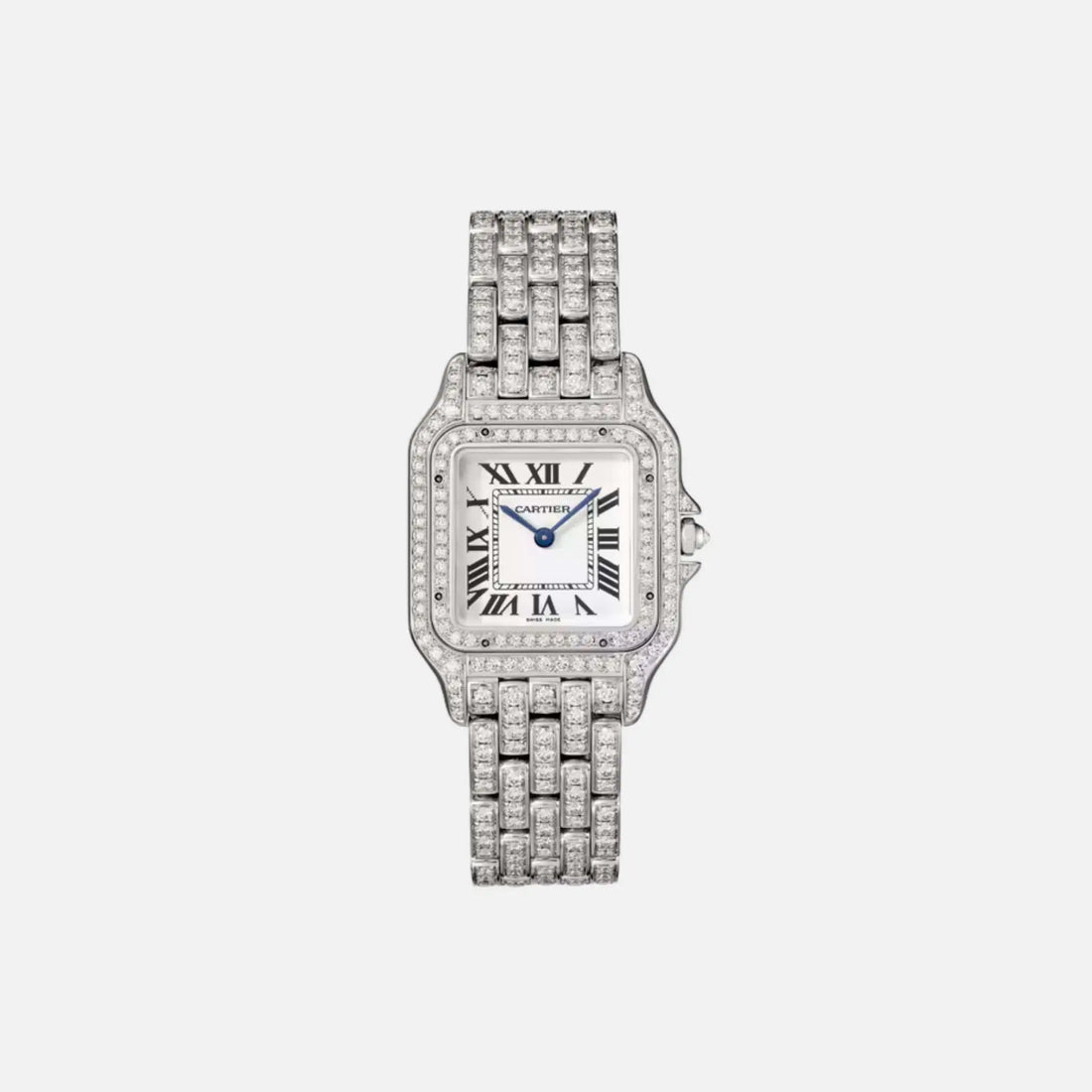 Cartier Panthere Medium Model Rhodium White Gold Diamond Set HPI01722