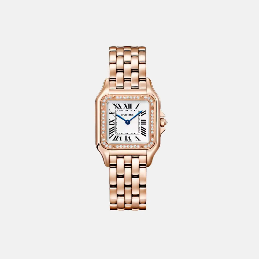 Cartier Panthere Medium Model Rose Gold Diamond Set WJPN0009, Front