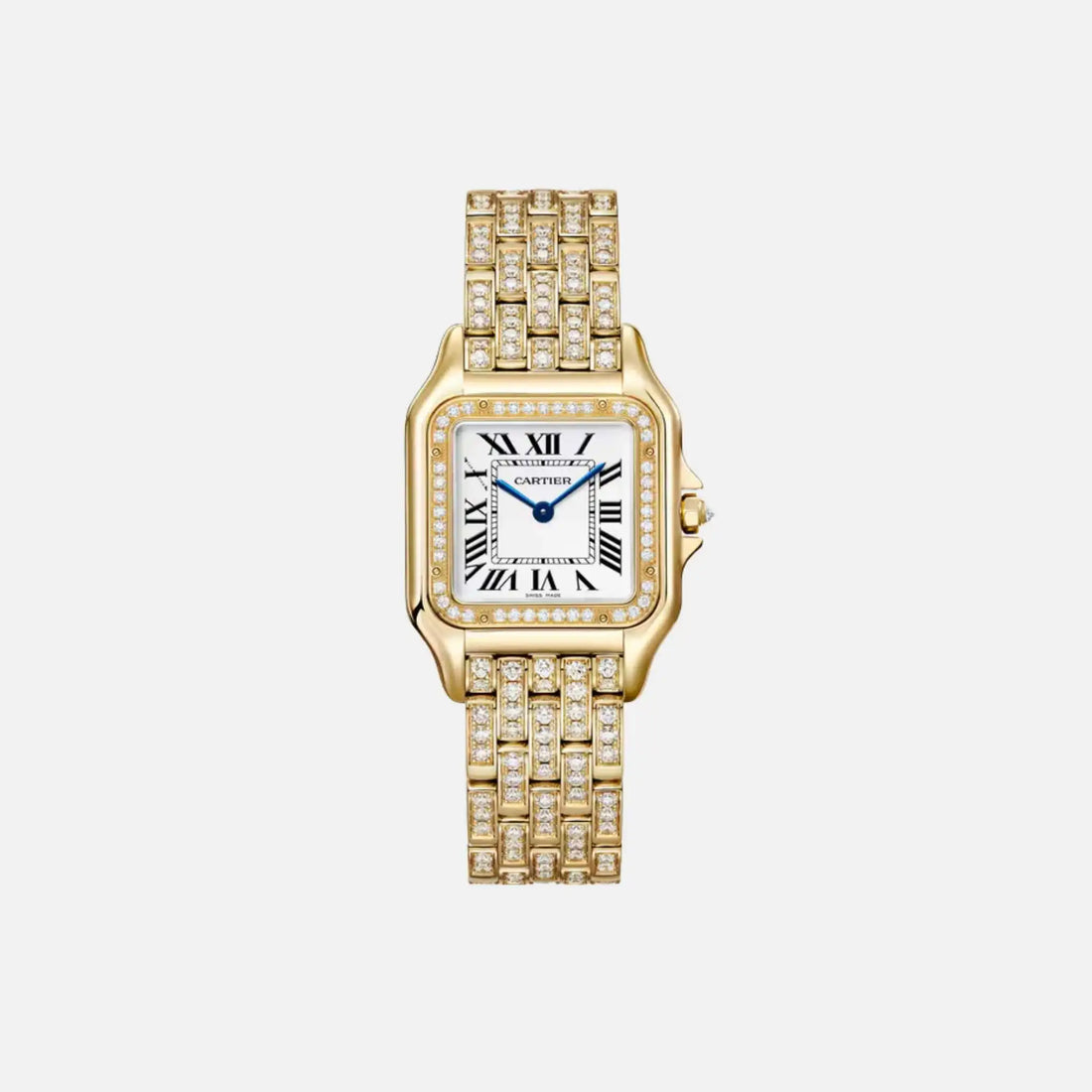 Cartier Panthere Medium Model Yellow Gold Diamond Set WJPN0060, Front