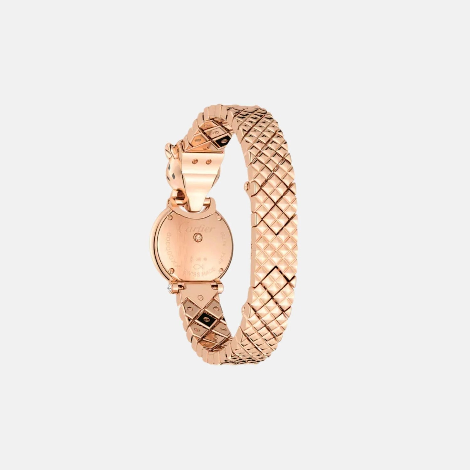 Cartier Panthere Rose Gold Diamond Panther Head HPI01381, Back