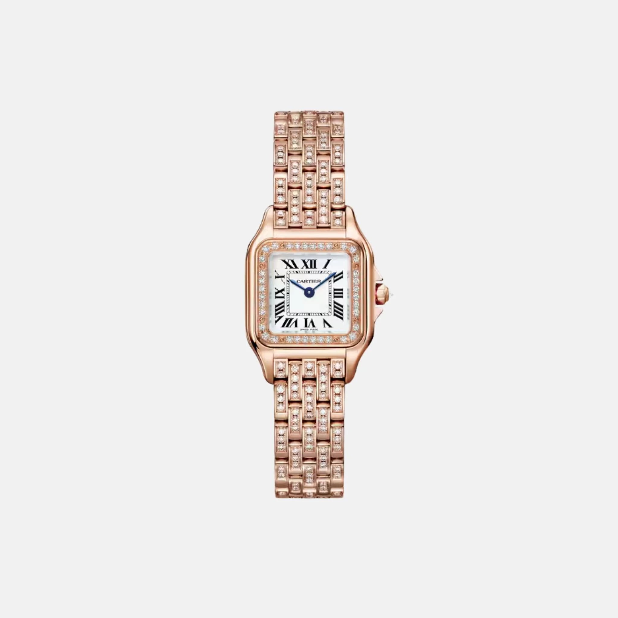 Cartier Panthere Small Model in 18K Rose Gold Diamond Set WJPN0061