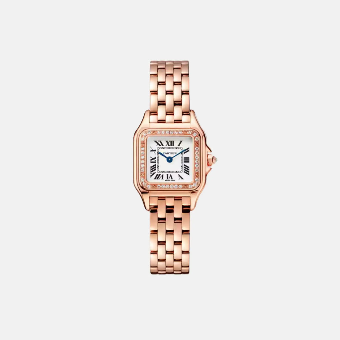 Cartier Panthere Small Model Rose Gold Diamond Set WJPN0008, Front