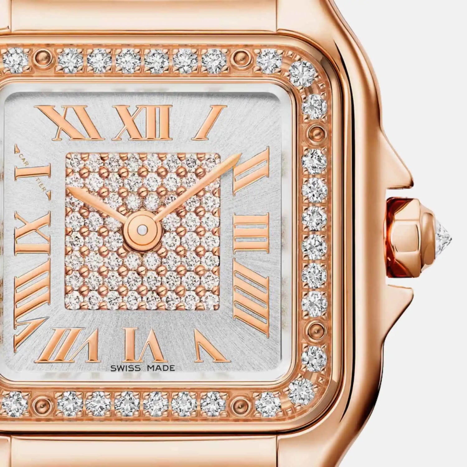 Cartier Panthere Small Model Rose Gold Diamond Set WJPN0077, Close