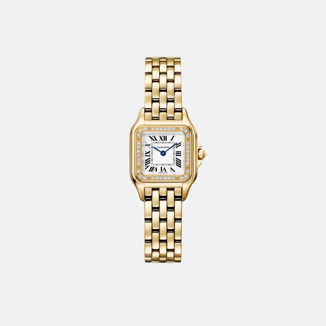 Cartier Panthere Small Model Yellow Gold Diamond Set WJPN0015, Front