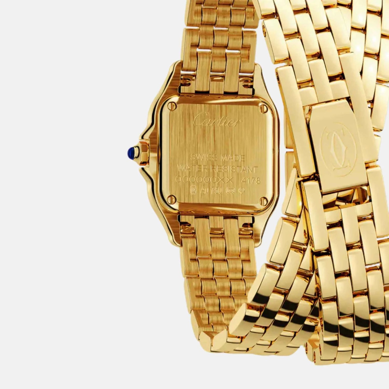 Cartier Panthere Small Model Yellow Gold Double Loop WGPN0013, Back